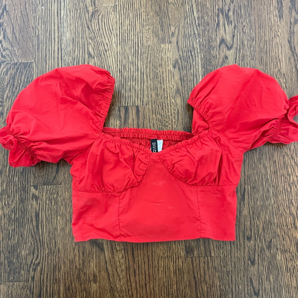 Red Crop Top